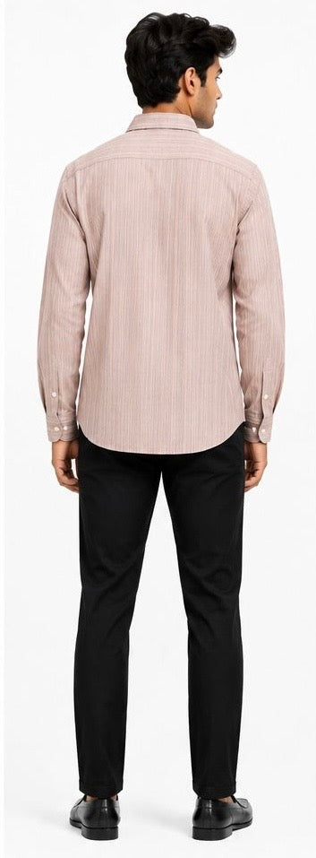 LIQUID LENIN STRIPE SHIRT