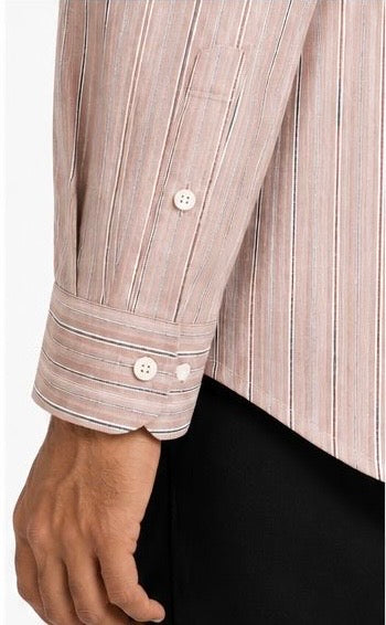 LIQUID LENIN STRIPE SHIRT