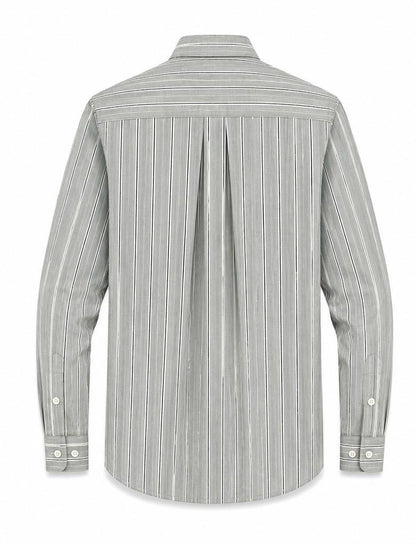 LIQUID LENIN STRIPE SHIRT