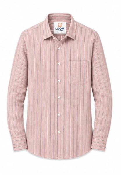 LIQUID LENIN STRIPE SHIRT