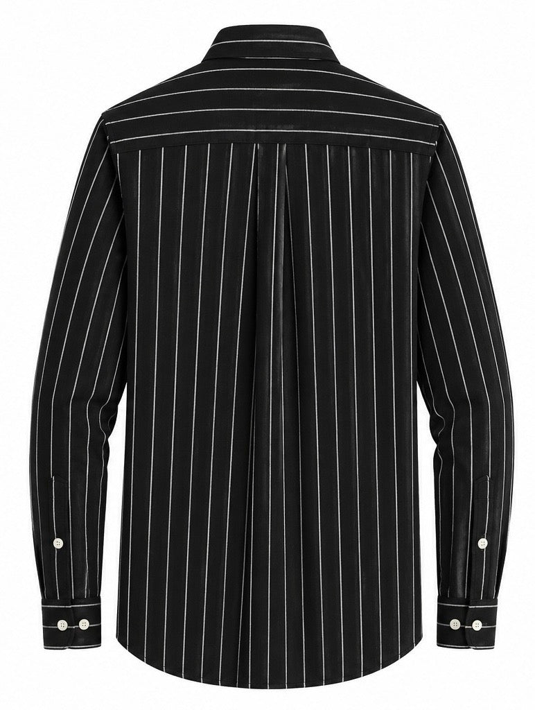 LIQUID LENIN STRIPE SHIRT