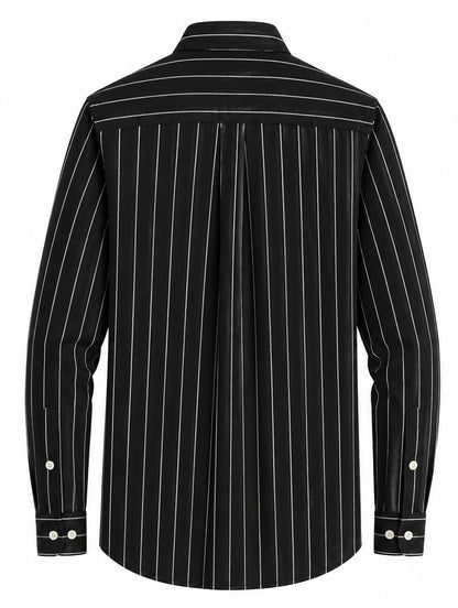 LIQUID LENIN STRIPE SHIRT